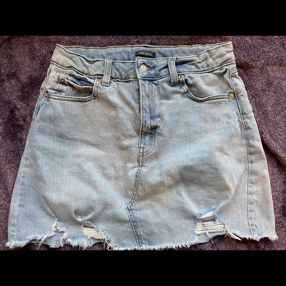 Denim Mini Skirt